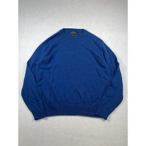 Vintage Pendleton Sweater Mens XL Washable Shetland Wool Blue‎